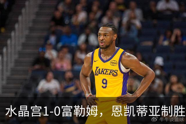 水晶宫1-0富勒姆，恩凯蒂亚制胜